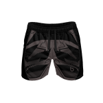 Czarno-brązowe spodenki do treningu męskie Cut Brown