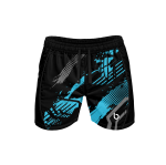 Czarne krótkie spodenki do ćwiczeń męskie Glom Blue