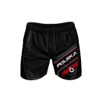 Czarne spodenki do treningu męskie Glory Red