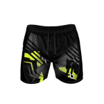 Czarne krótkie spodenki do ćwiczeń męskie Vert Green