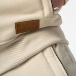 Jasno- kremowa bluza na zamek z najwyższej jakości bawełny