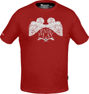 Koszulka Bawełniana FAIR PLAY Czerwona