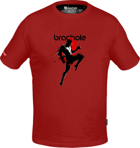 Koszulka Bawełniana KICK2 Czerwona