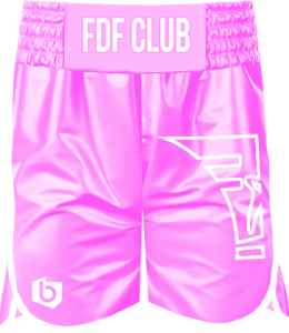 Spodenki bokserskie damskie FDF Róż