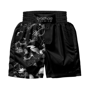 Czarne spodenki bokserskie Terror