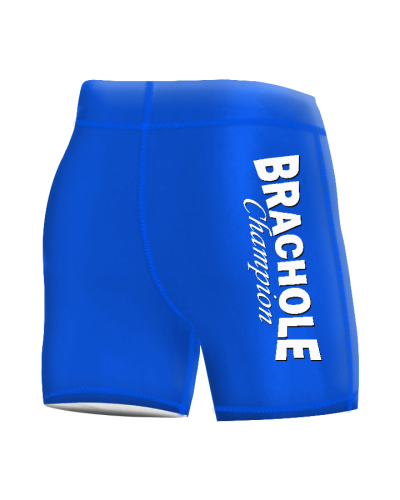 Niebieskie spodenki kompresyjne męskie do biegania Champion