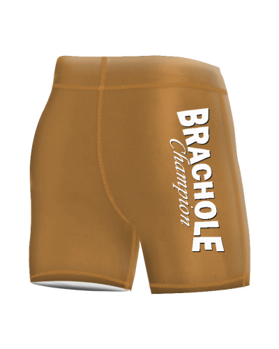 Beżowe elastyczne spodenki kompresyjne męskie