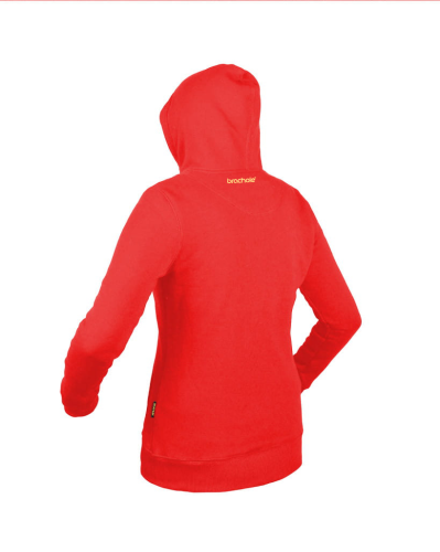 Bluza Damska na Zamek CZERWIEŃ ddamska_tyl.png