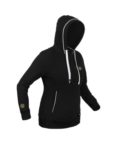 Bluza Damska Kangurka PREMIUM Dodatki Białe czarne bok2.png