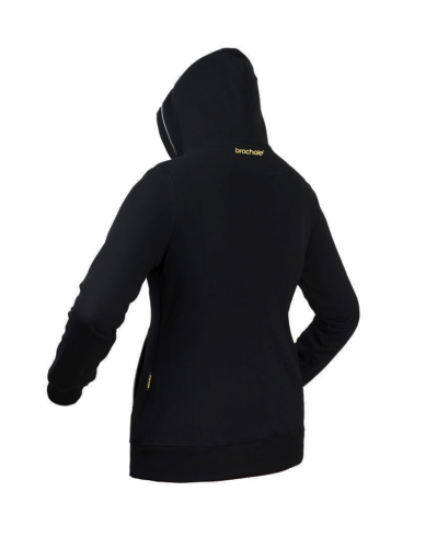 Bluza Damska Kangurka PREMIUM Dodatki Białe czarne_tyl 2.png