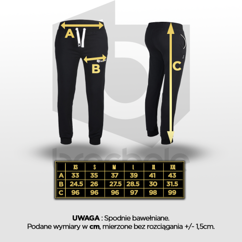 Zestaw Damski Kangurka i Spodnie KLASYK B spodnie_damskie_rozmiar.png