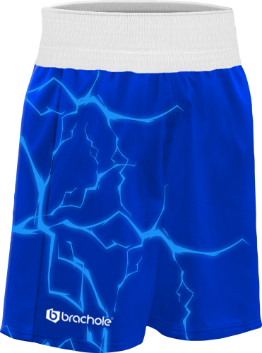 Niebieskie spodenki bokserskie PIORUN