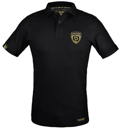 Koszulka Polo Czarna PREMIUM TARCZA