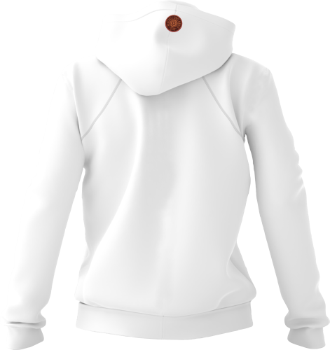 Bluza Damska Kangurka BIAŁA B circle b.png