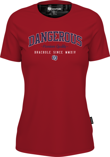 Koszulka Damska DANGEROUS dangerous red.png