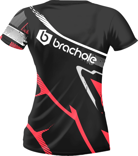 Czarna koszulka damska do fitnessu Damage