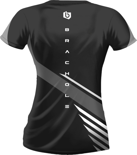 Czarna koszulka sportowa damska Technique