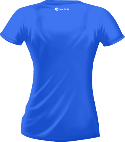 Niebieska koszulka treningowa  w stylu college'u