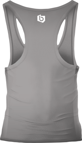 Szary tank top damski do ćwiczeń