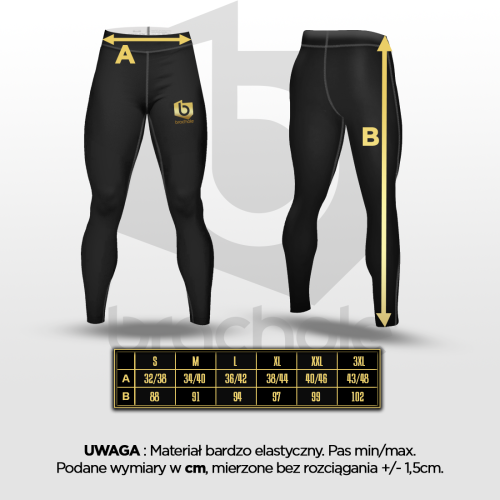 Legginsy męskie do biegania Armor Zielone