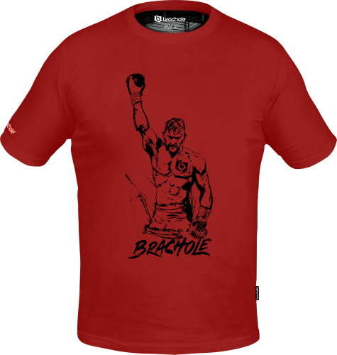 Koszulka Bawełniana WINNER Czerwona