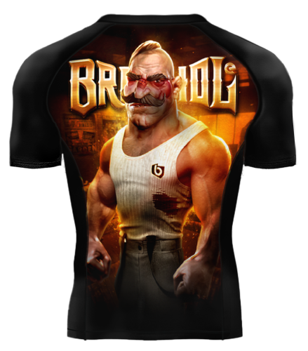 Rashguard Krótki BRACHOL brachol tyl.png