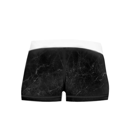 Czarne spodenki kompresyjne damskie Marble