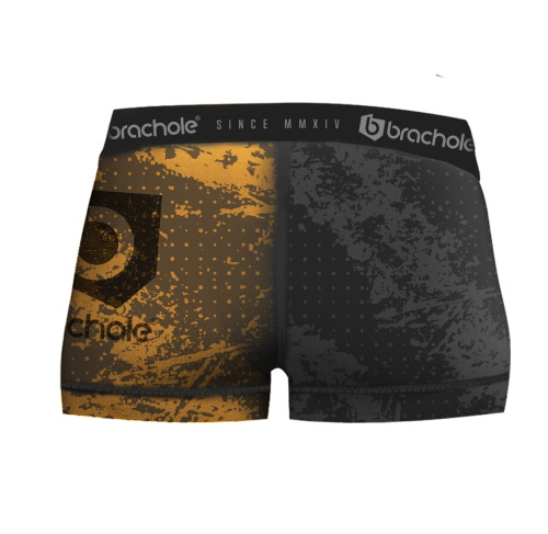 Czarne spodenki do biegania Brachole Grunge