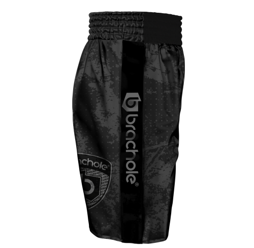 Czarne Spodenki Bokserskie BRACHOLE GRUNGE