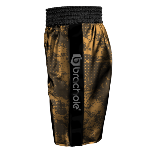 Czarne Spodenki Bokserskie BRACHOLE GRUNGE