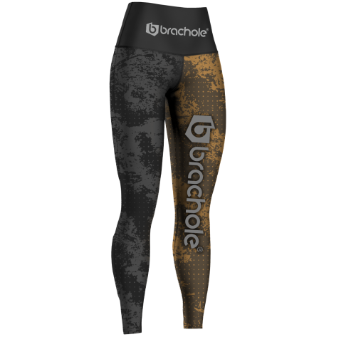 Damskie legginsy termoaktywne Brachole Grunge
