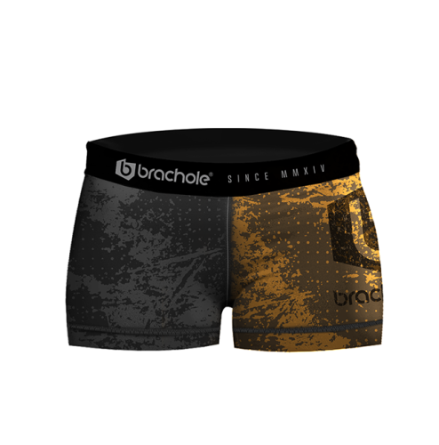 Czarne spodenki do biegania Brachole Grunge