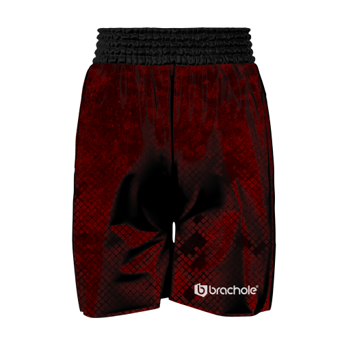 Czarne Spodenki Bokserskie męskie DAMAGED