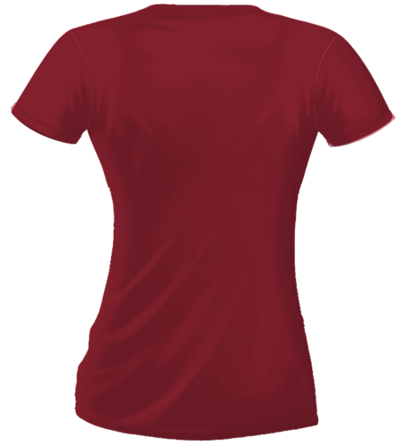 Bordowa koszulka rowerowa damska