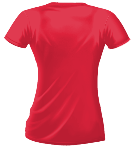 Malinowa damska koszulka do ćwiczeń