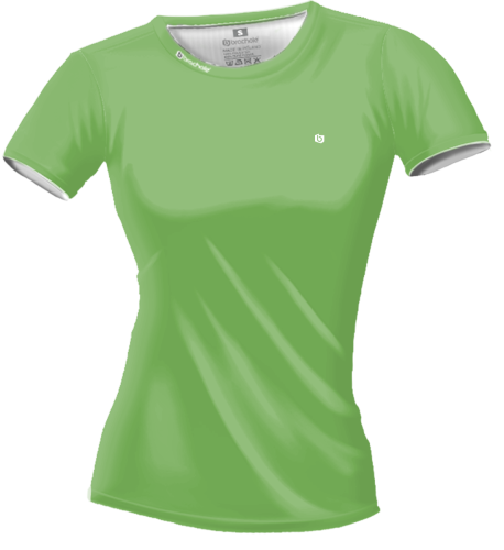 Zielona koszulka rowerowa damska