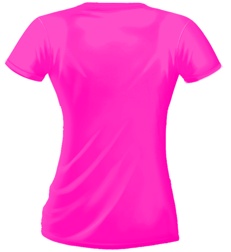 Różowy damski T-shirt treningowy