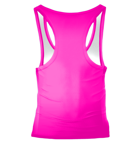 Różowy tank top damski  na siłownię