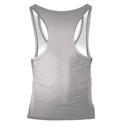 Szary tank top damski na siłownię