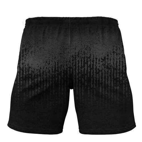 Czarne Spodenki treningowe GRUNGE PAIN