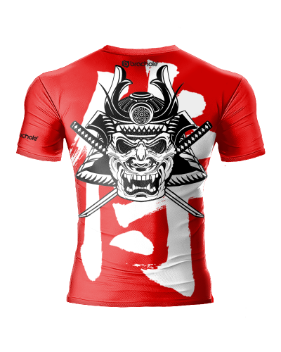Koszulka Treningowa SAMURAI Czerwona koszulka_męska_samurai_czerwona_tył-kopia.png