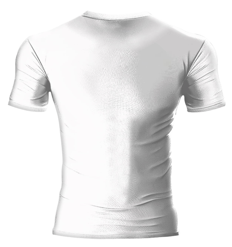 Koszulka Treningowa BIAŁA Biała tyl.png