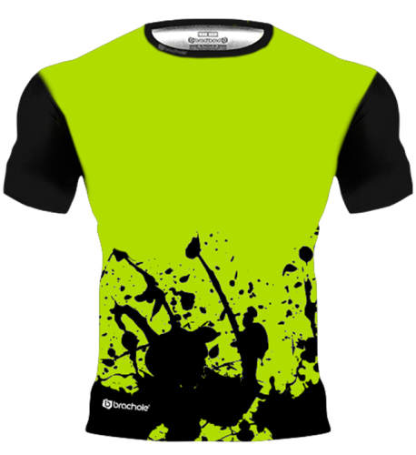 Koszulka Treningowa SPLATTER LIME
