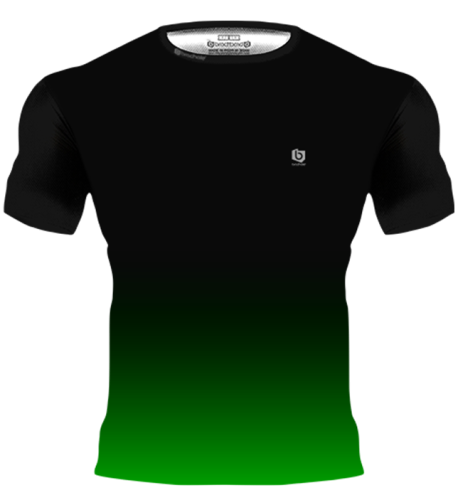 Koszulka Treningowa GRADIENT ZIELONY Gradient zielony przod — kopia.png