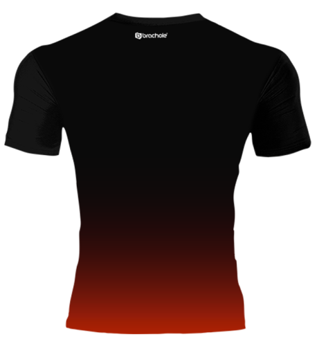 Koszulka Treningowa GRADIENT POMARAŃCZOWY grdient pomaranczowe tyl.png