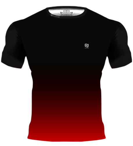 Koszulka Treningowa GRADIENT CZERWONY Gradient czerwony przod.png