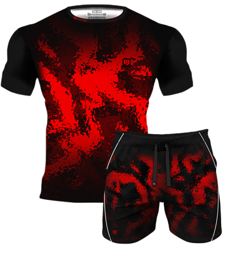 Zestaw Treningowy LIQUID CZERWONY