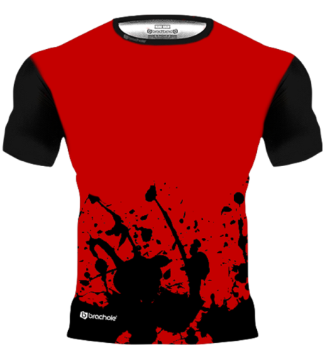 Zestaw Treningowy SPLATTER CZERWONY Splatter red przod.png