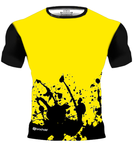 Zestaw Treningowy SPLATTER ŻÓŁTY Splatter zolty przod.png