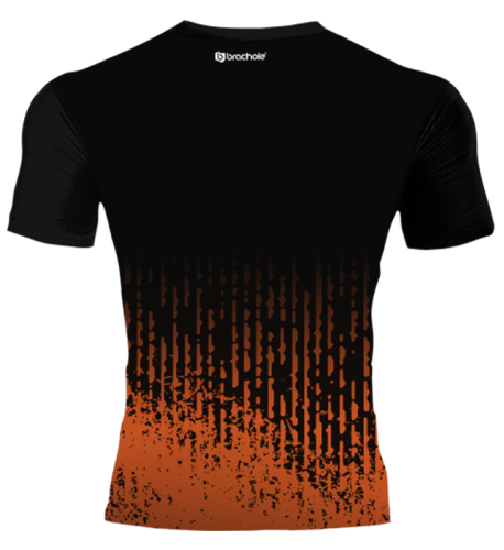 Zestaw Treningowy GRUNGE PAINT POMARAŃCZOWY grunge pomaranczowe tyl.png